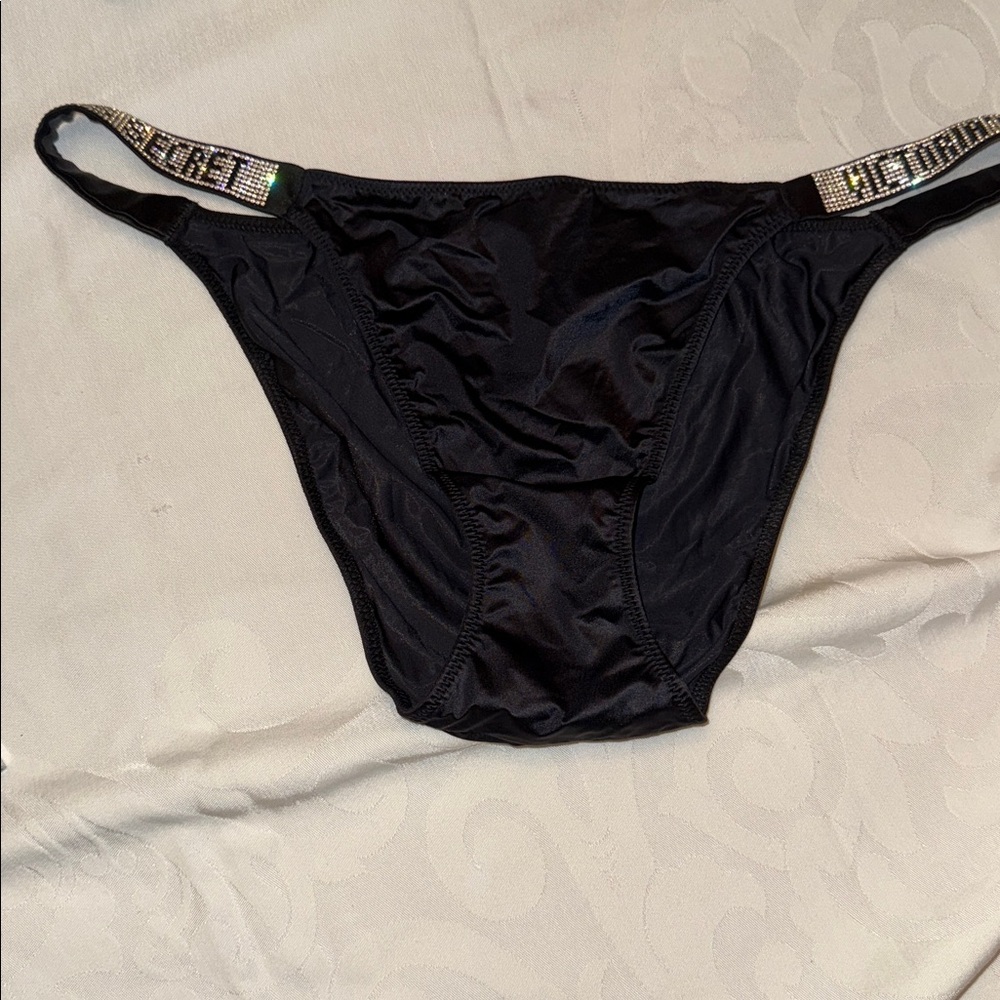 NWT Victoria’s Secret string,bikini panties,Victoria’s Secret bling bling hips - Picture 2 of 7